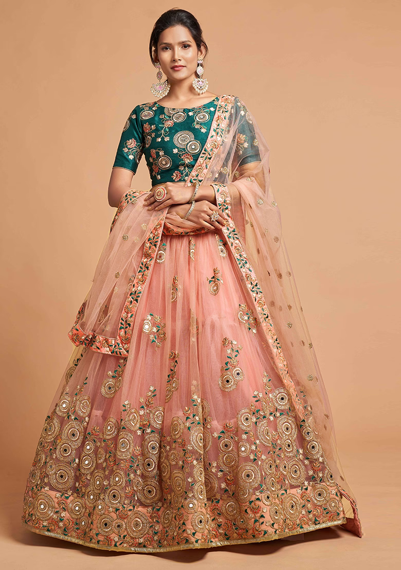 Lehenga Teal