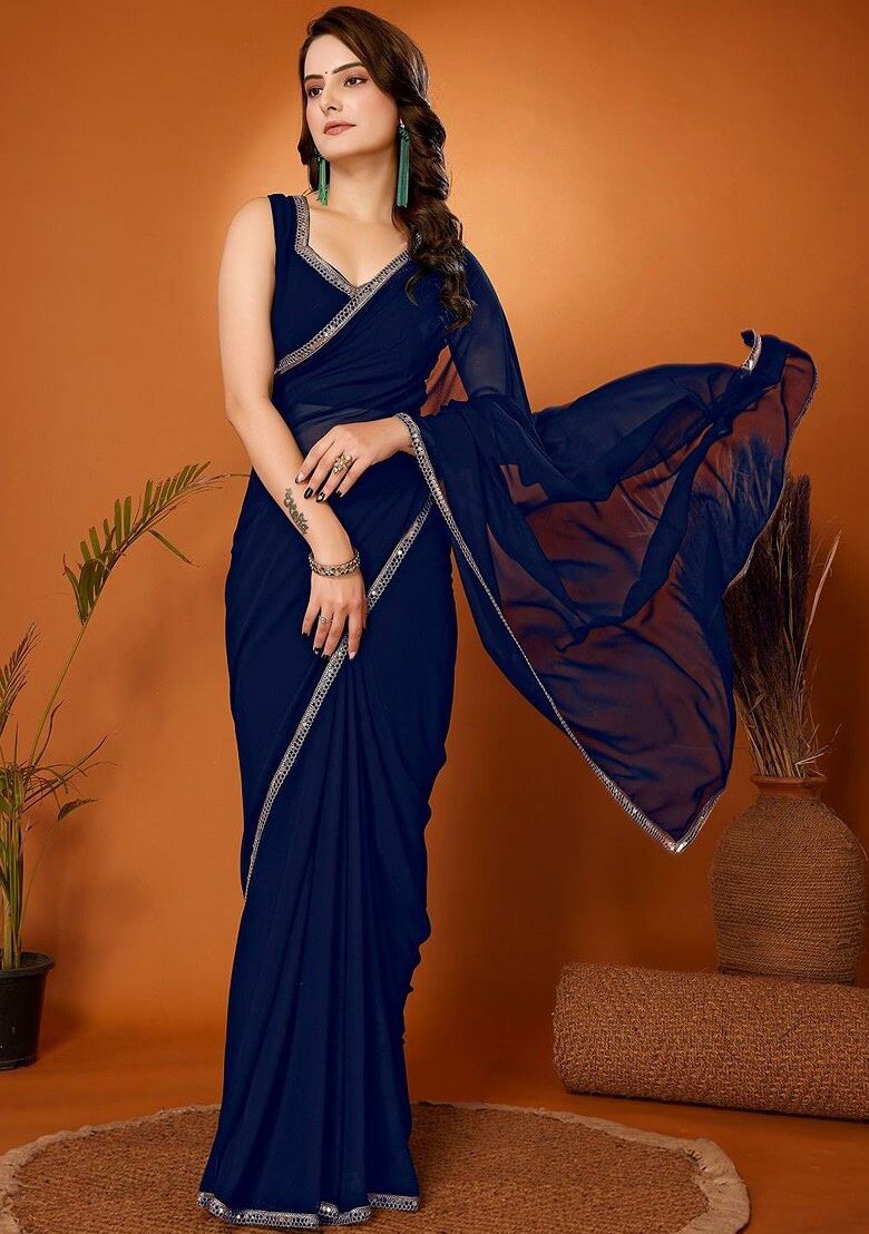 Saree Blue 1