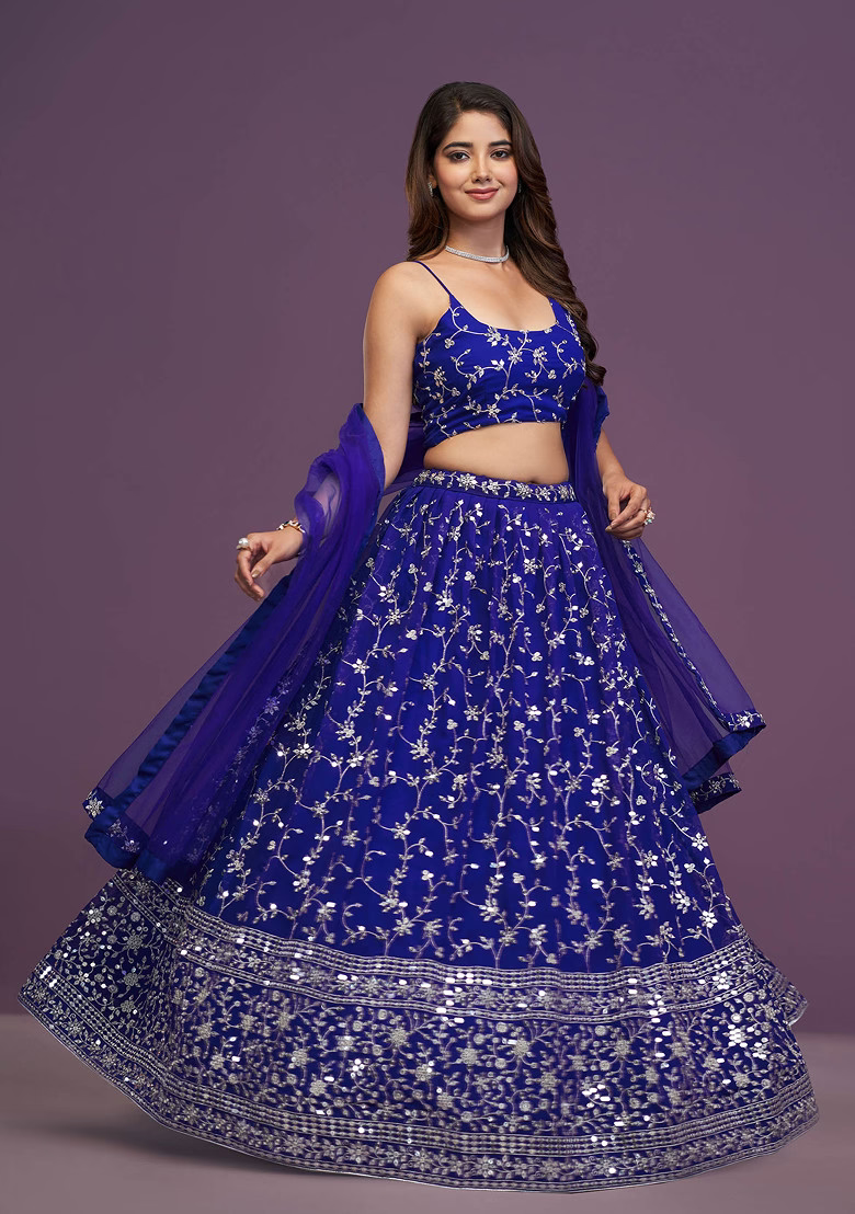 Lehenga Blue