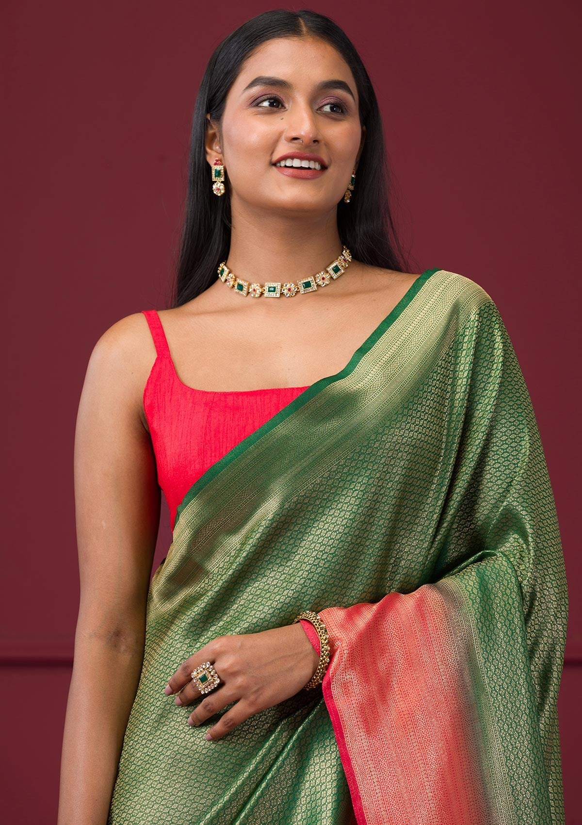 Saree Embroided