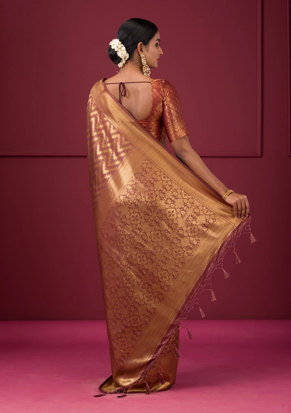 Golden Saree