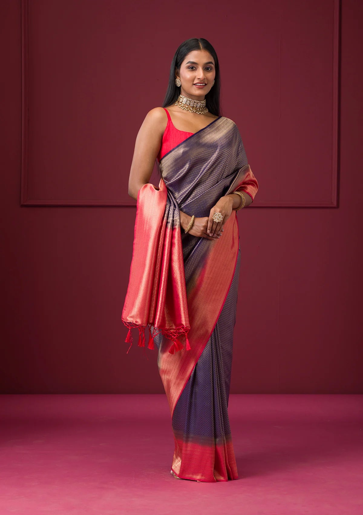 Saree Purple
