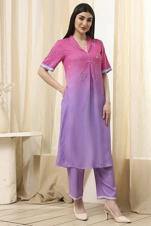 Kurti purple new